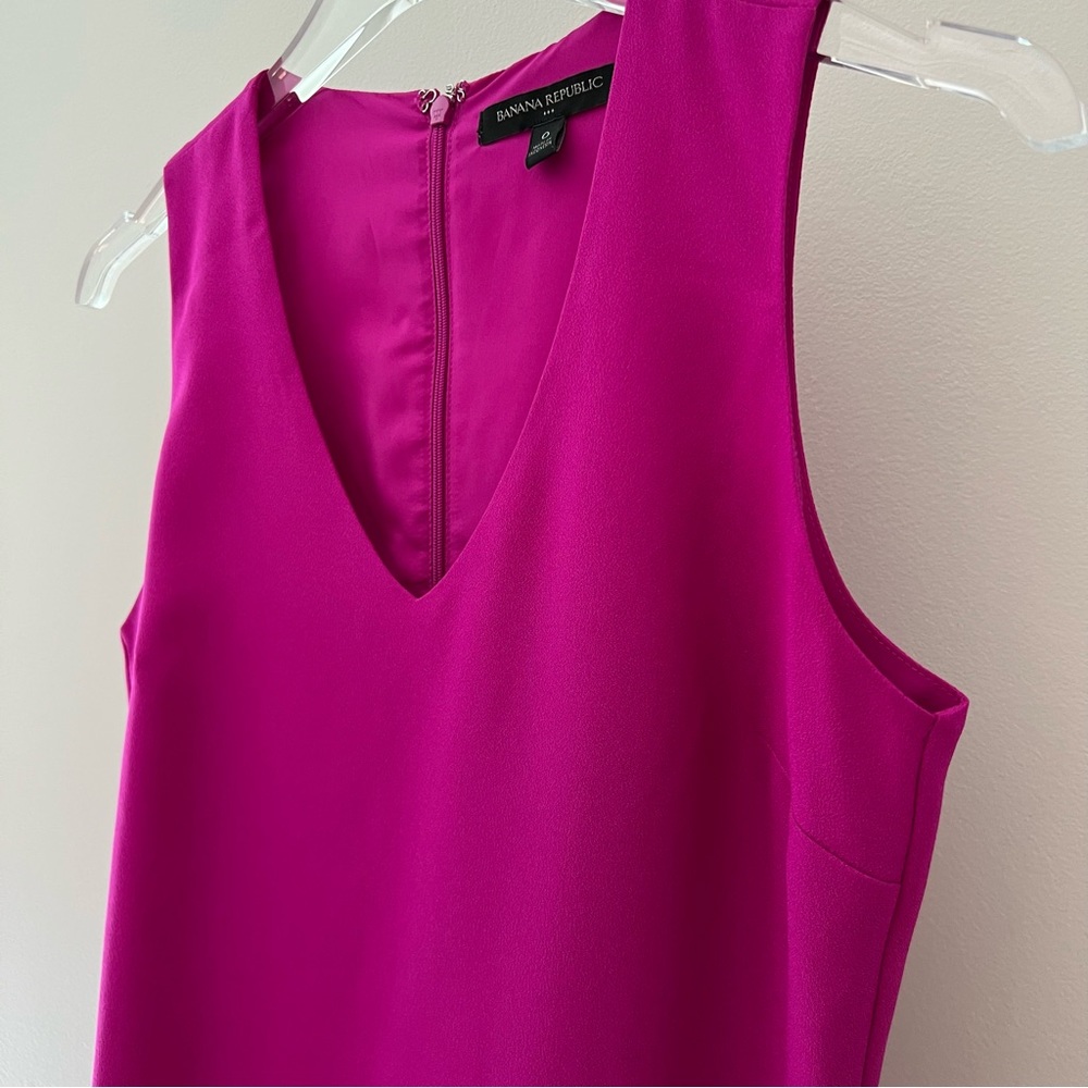 Banana Republic Fuchsia Hot Pink Sheath Dress - Picture 8 of 11